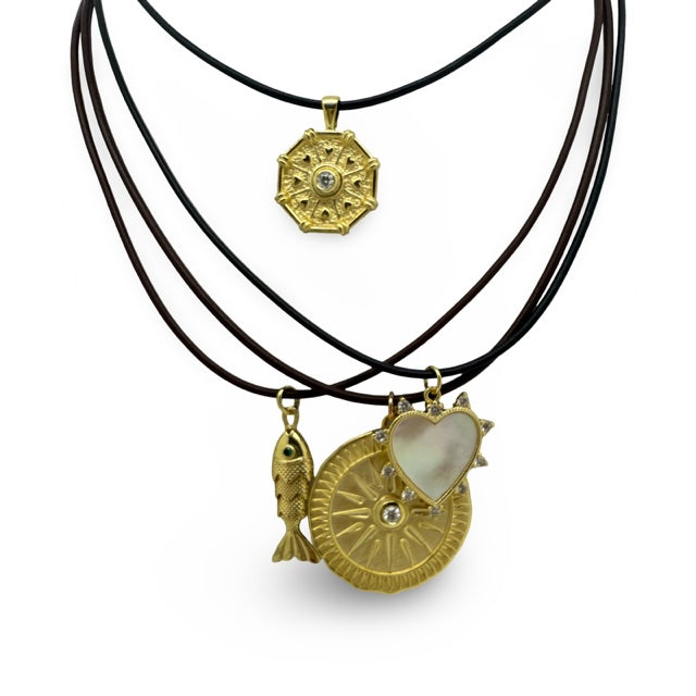 Leather Chokers/Necklaces