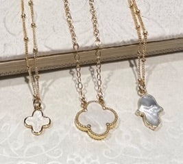 Enamel Clover Necklace