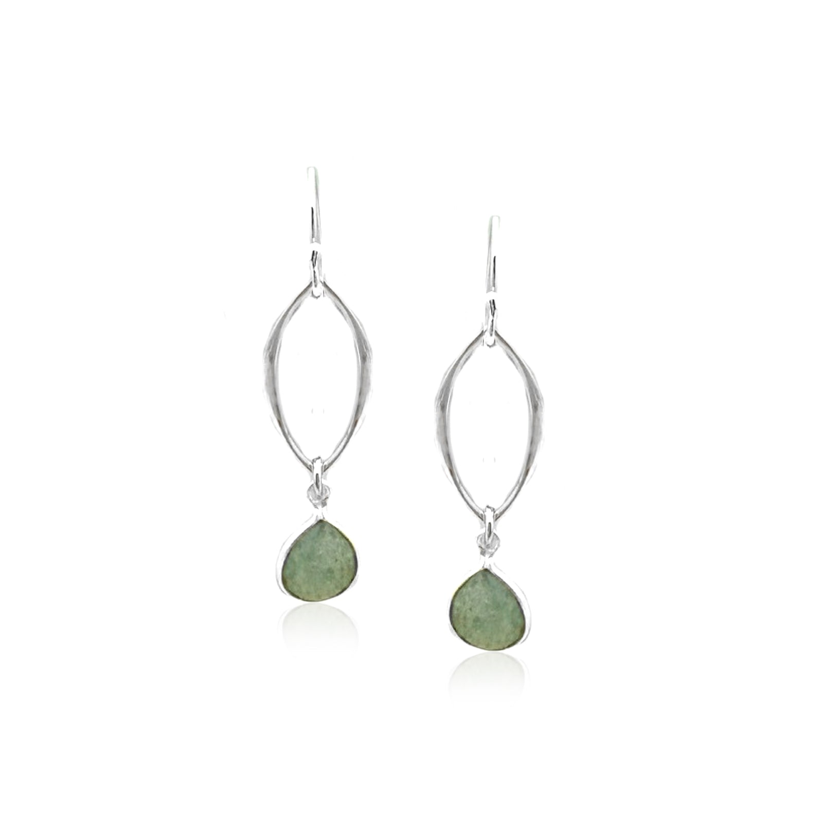 Aquamarine Raindrop Earring