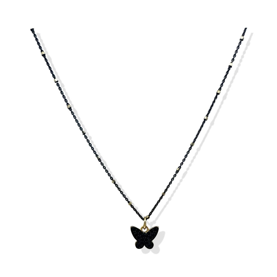 Mini Sparkle  Butterfly Necklace