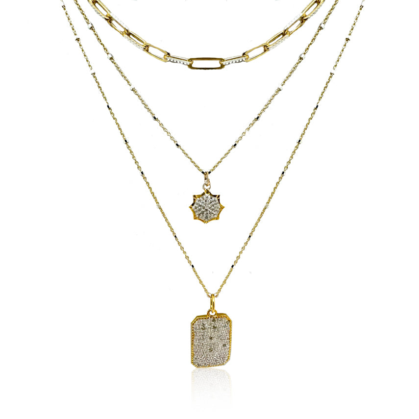 Perfect Layers-Silver and Gold Mixed Metal Set