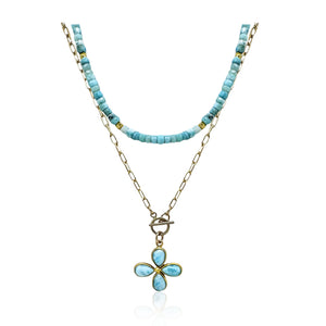 Natural Larimar Layers