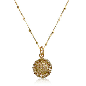 Sunflower and Bee Charm Necklace- Shop for a Cause