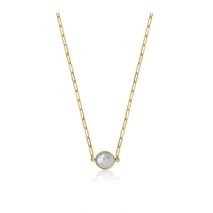 Serenity Pearl Choker- Gold