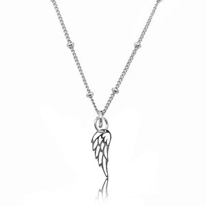 Angel Wing Charm- Silver