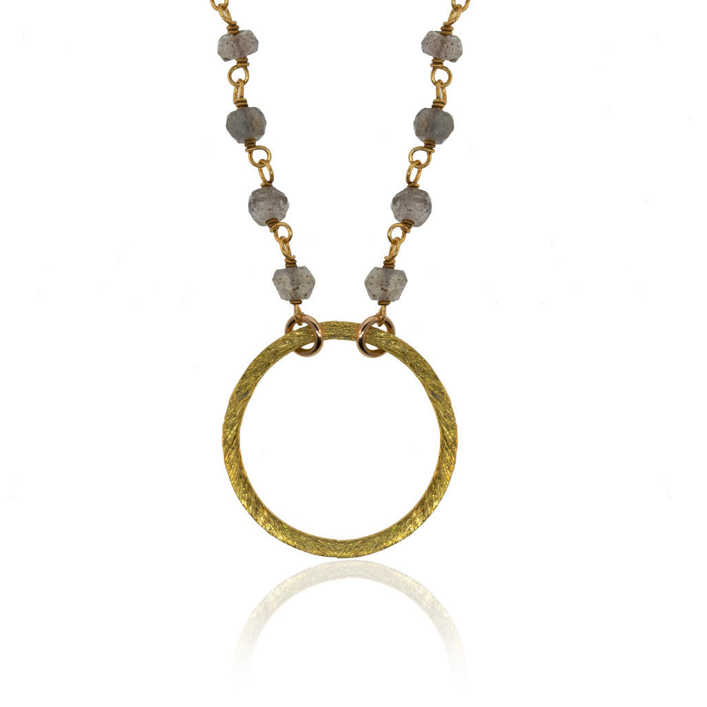 Orbit Labradorite Necklace