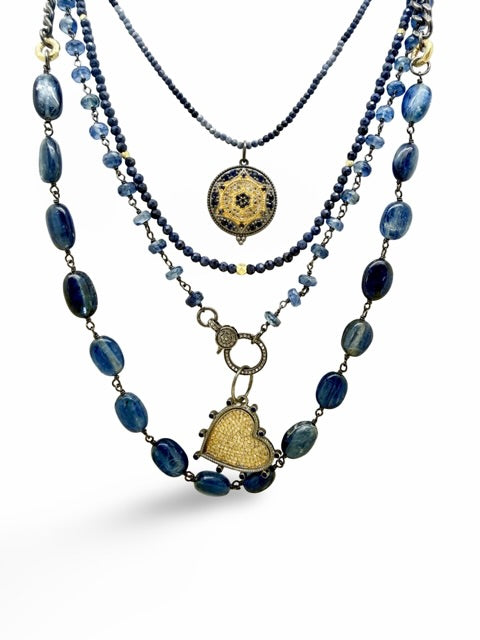 Holiday 2025 Collection- Pave Diamonds, Kyanite and Sapphire