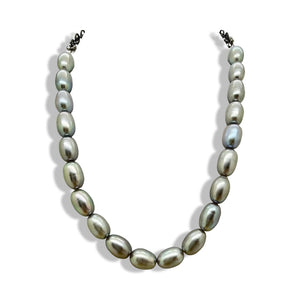 Lunar Mist -Grey Pearl and Aqua Marine