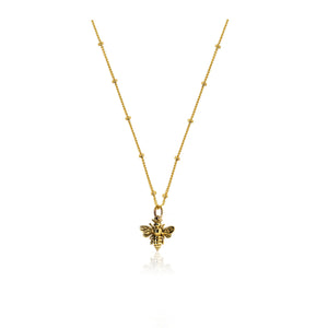 Sunflower and Bee Charm Necklace- Shop for a Cause