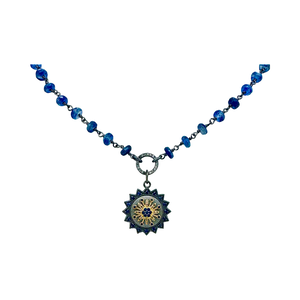 Midnight Sun Mandala Necklace