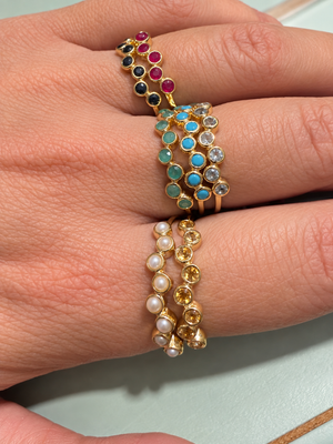 Zig Zag Bubble Ring