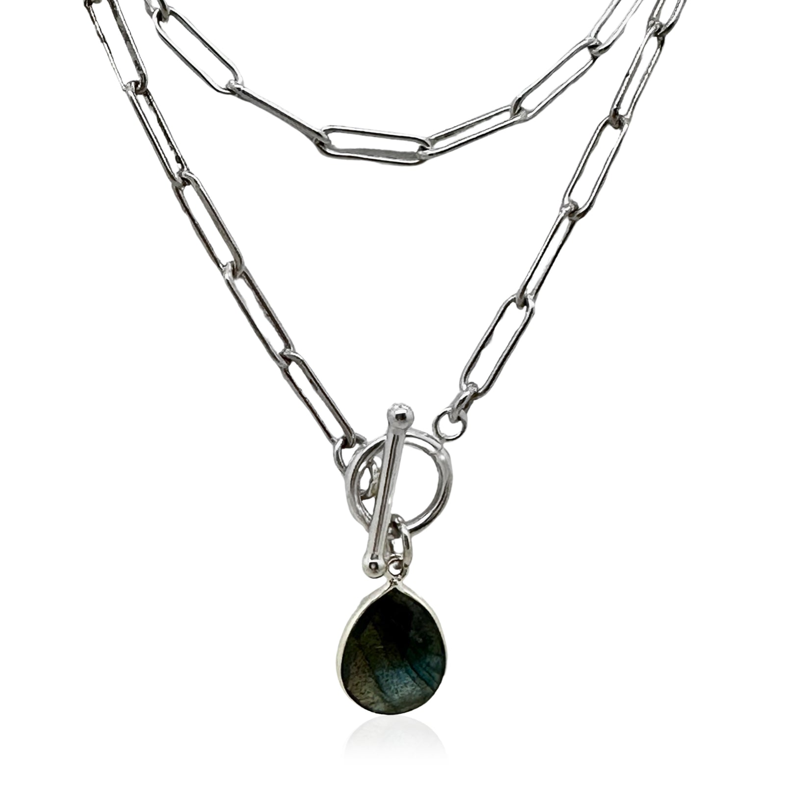 Labradorite Toggle Necklace
