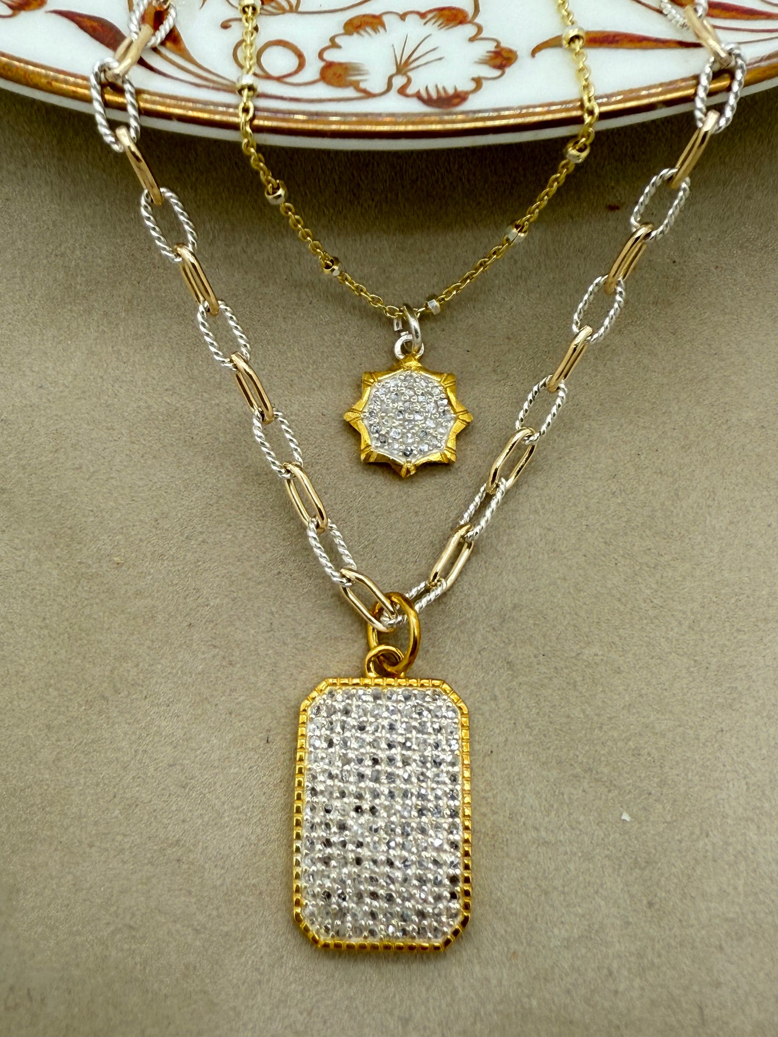 Perfect Layers-Silver and Gold Mixed Metal Set