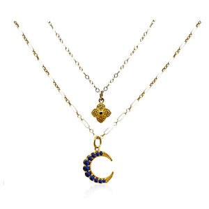 Blue Moon Sapphire Necklace