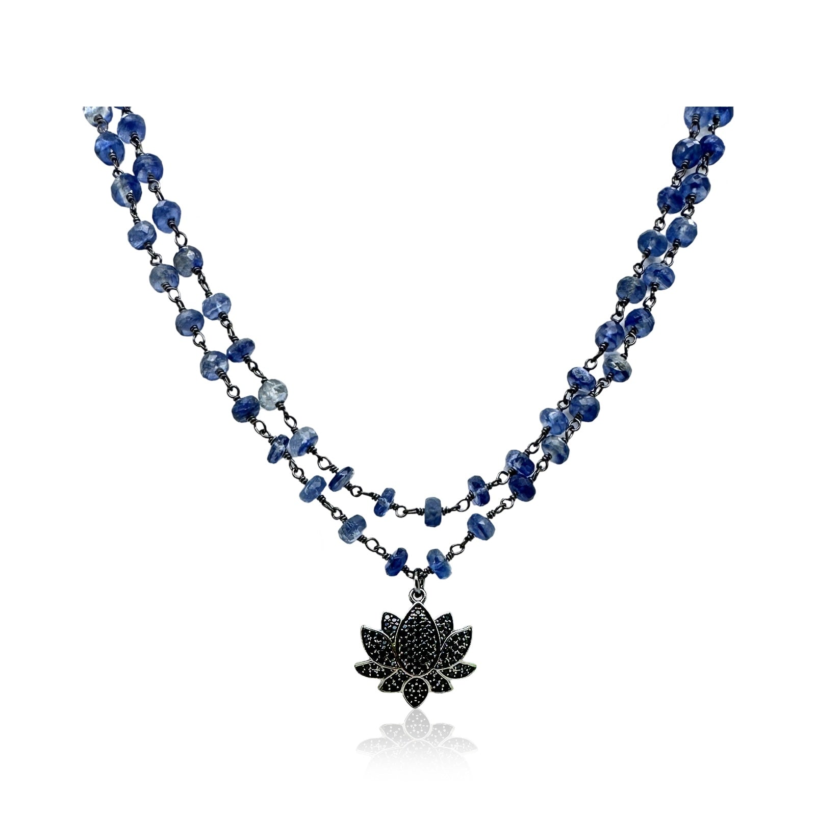 Midnight Lotus- Kyanite