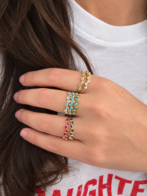 Zig Zag Bubble Ring