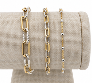 Gold Filled and Sterling Silver Bracelets