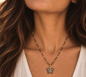 Lab-Grown Diamond Pendant Collection — Butterfly, Clover & Lotus