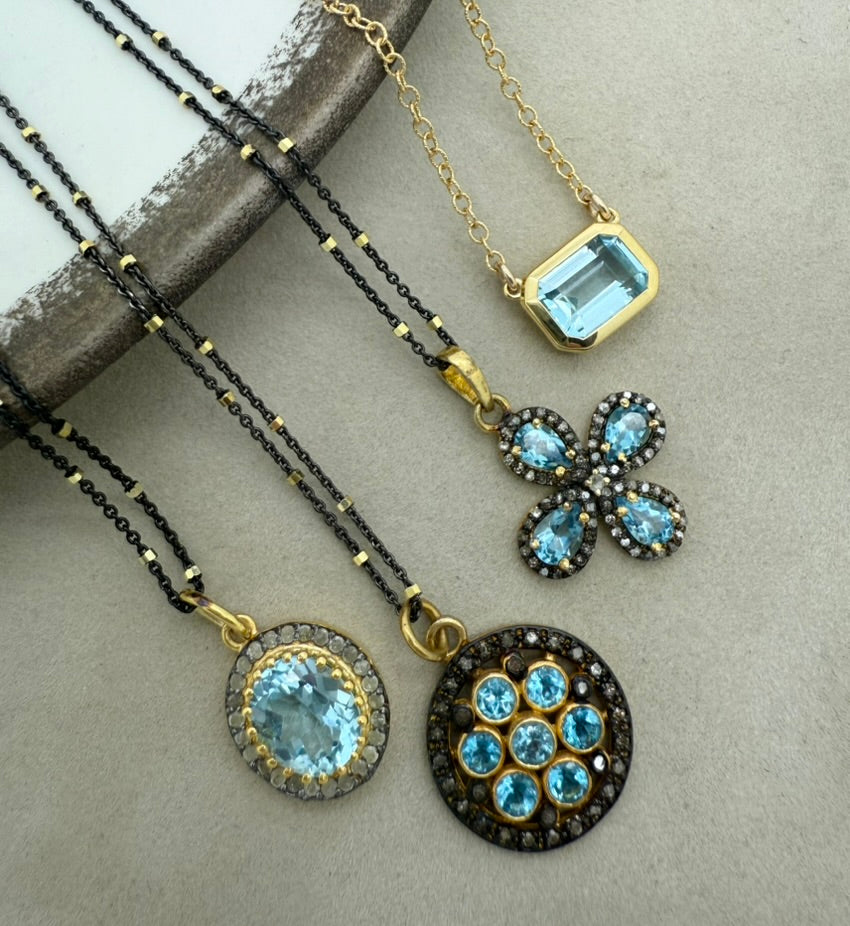 Glacial Swiss Blue Topaz Collection