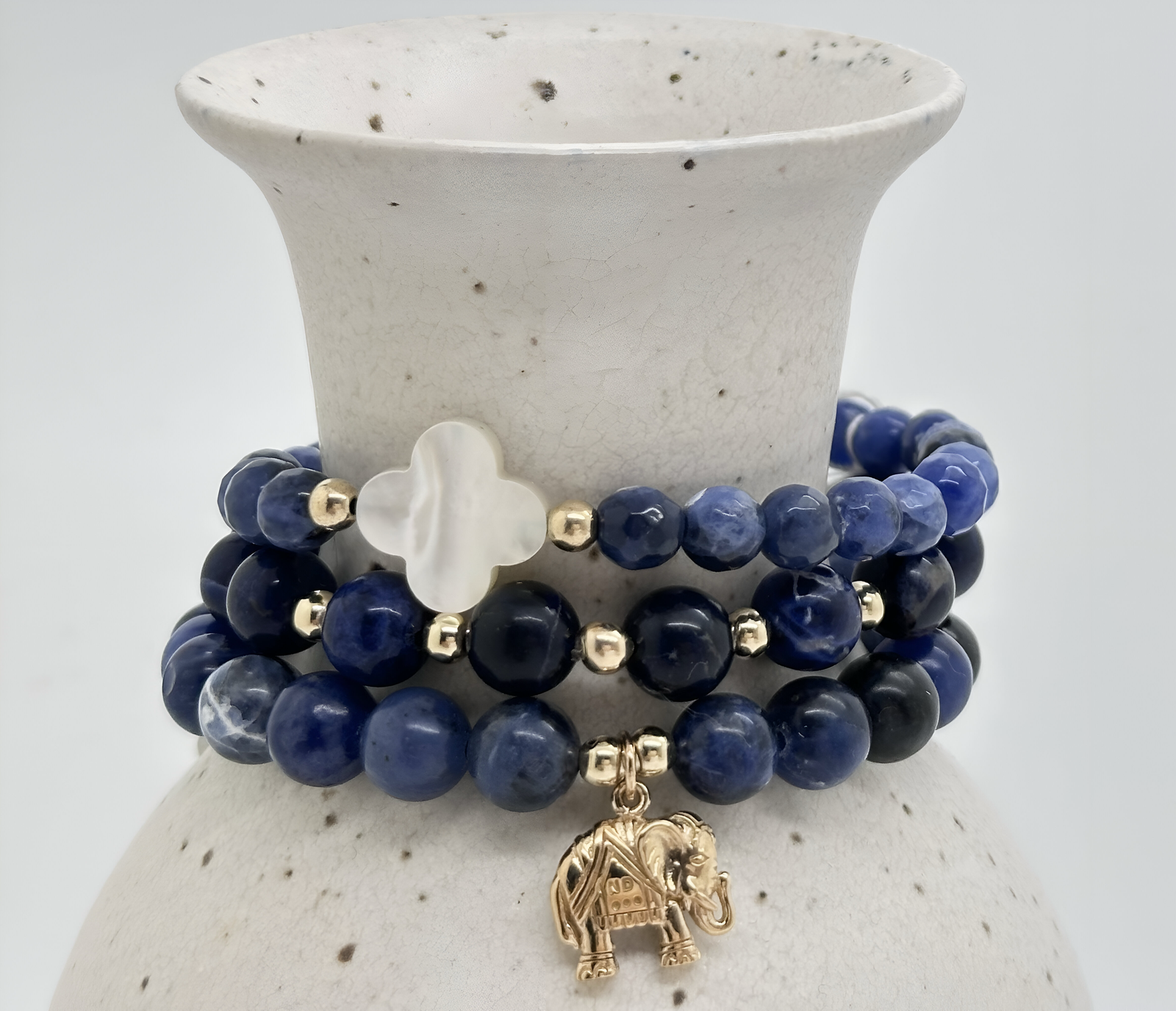 Don't Worry, Be Wise- Sodalite Stack