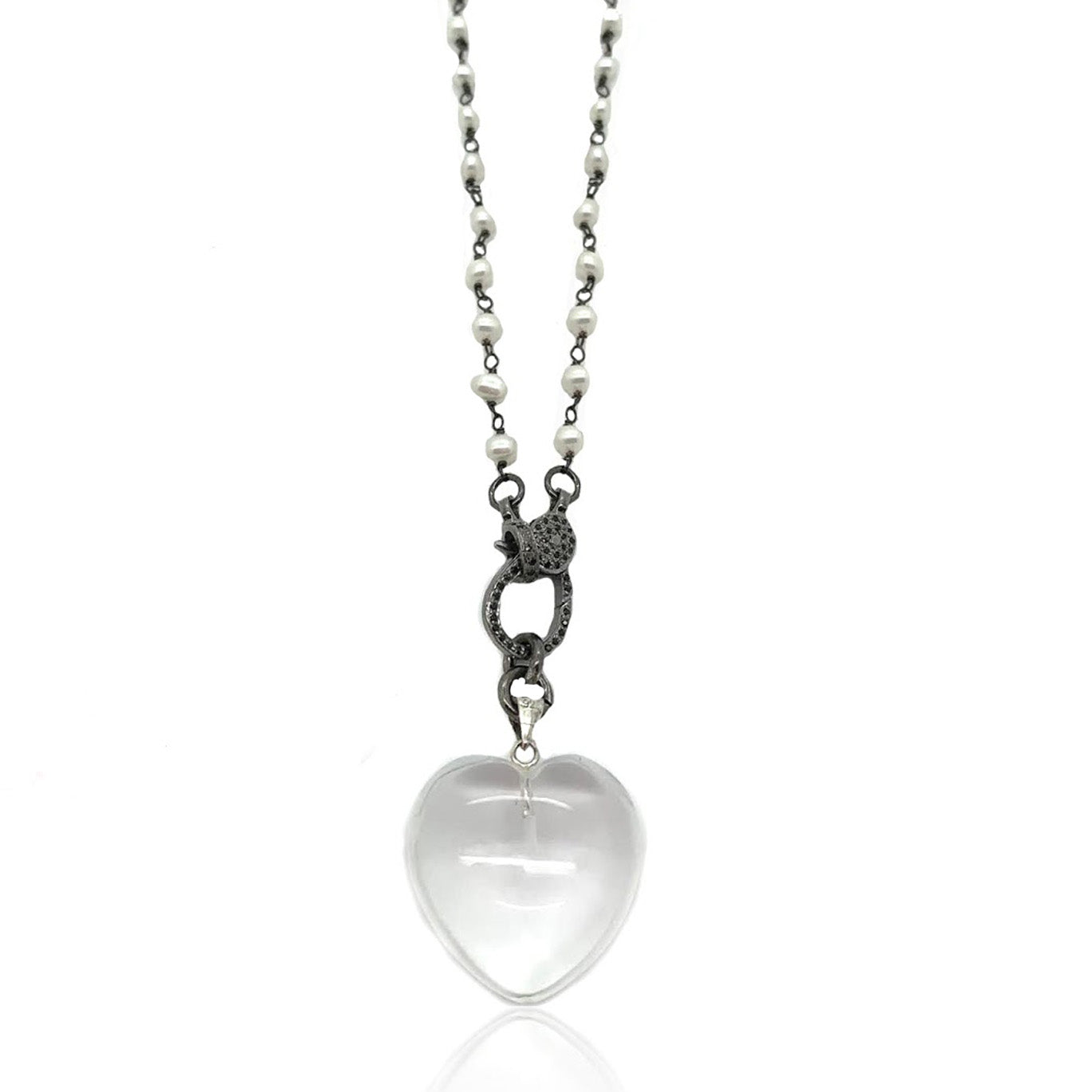Soft Heart = Strong Love necklace
