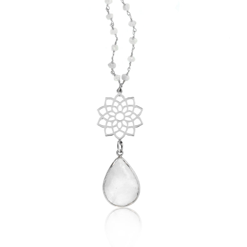 Heavenly Protection Necklace- Moonstone