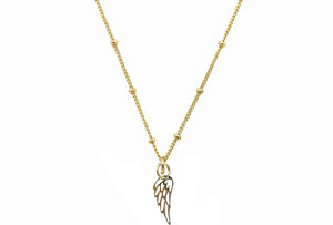 Angel Wing Charm - Gold