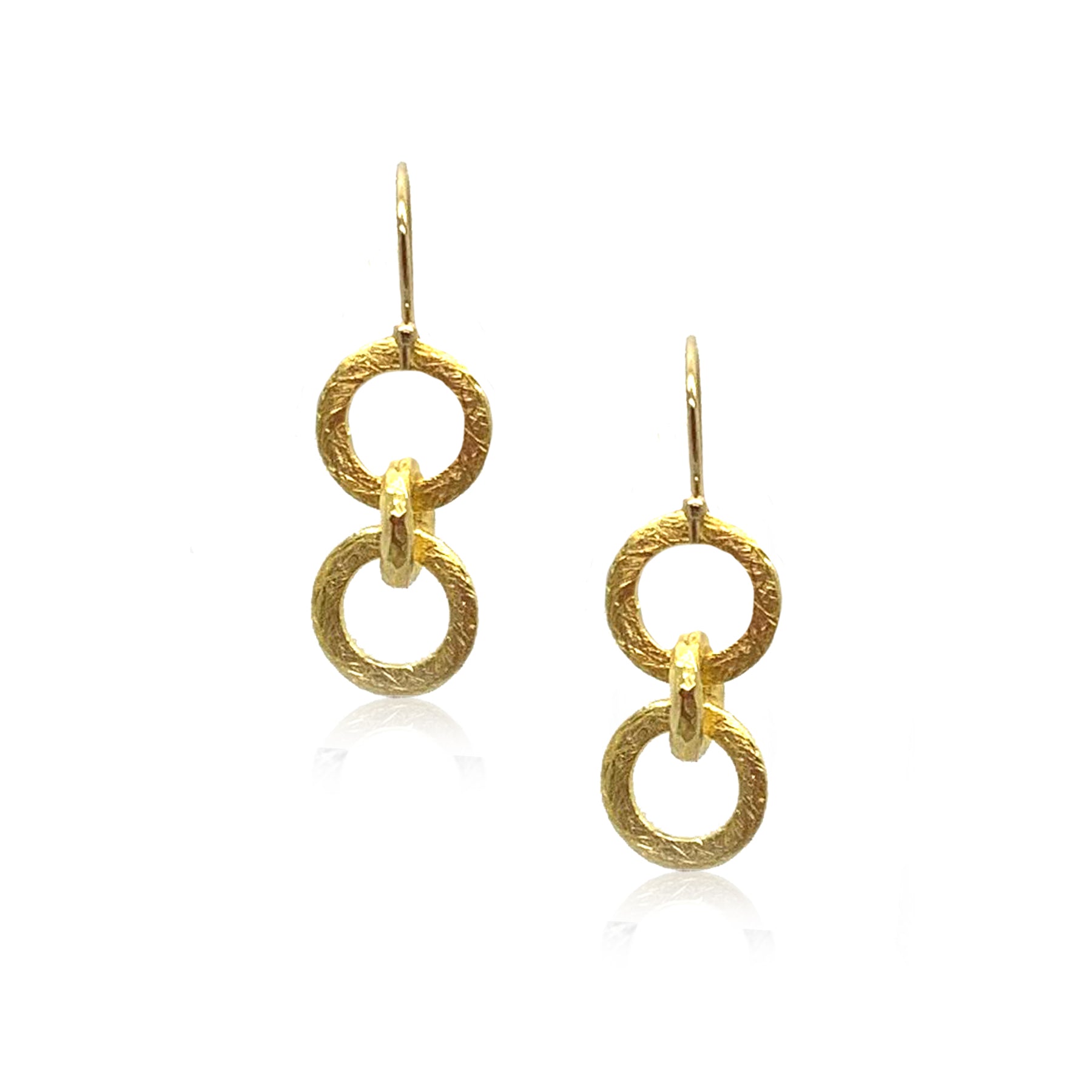 Small Connection Earring -Gold