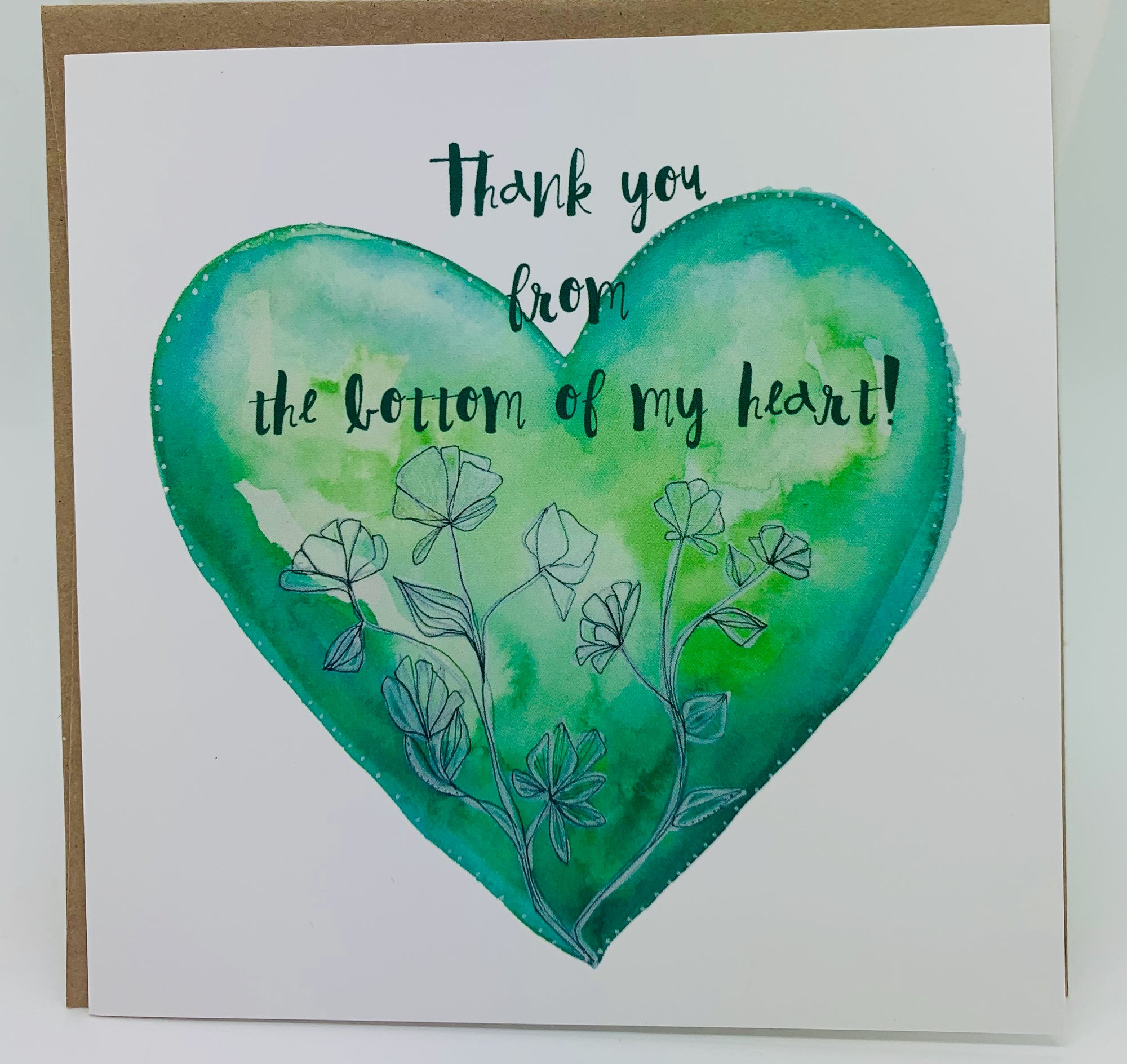 Thank you From The Bottom Of My Heart | Card