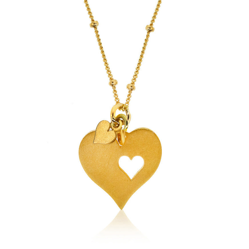 Charms - Piece Of My Heart Necklace in Gold