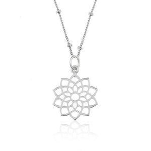 Charms- Lotus Mandala Crown Chakra Necklace