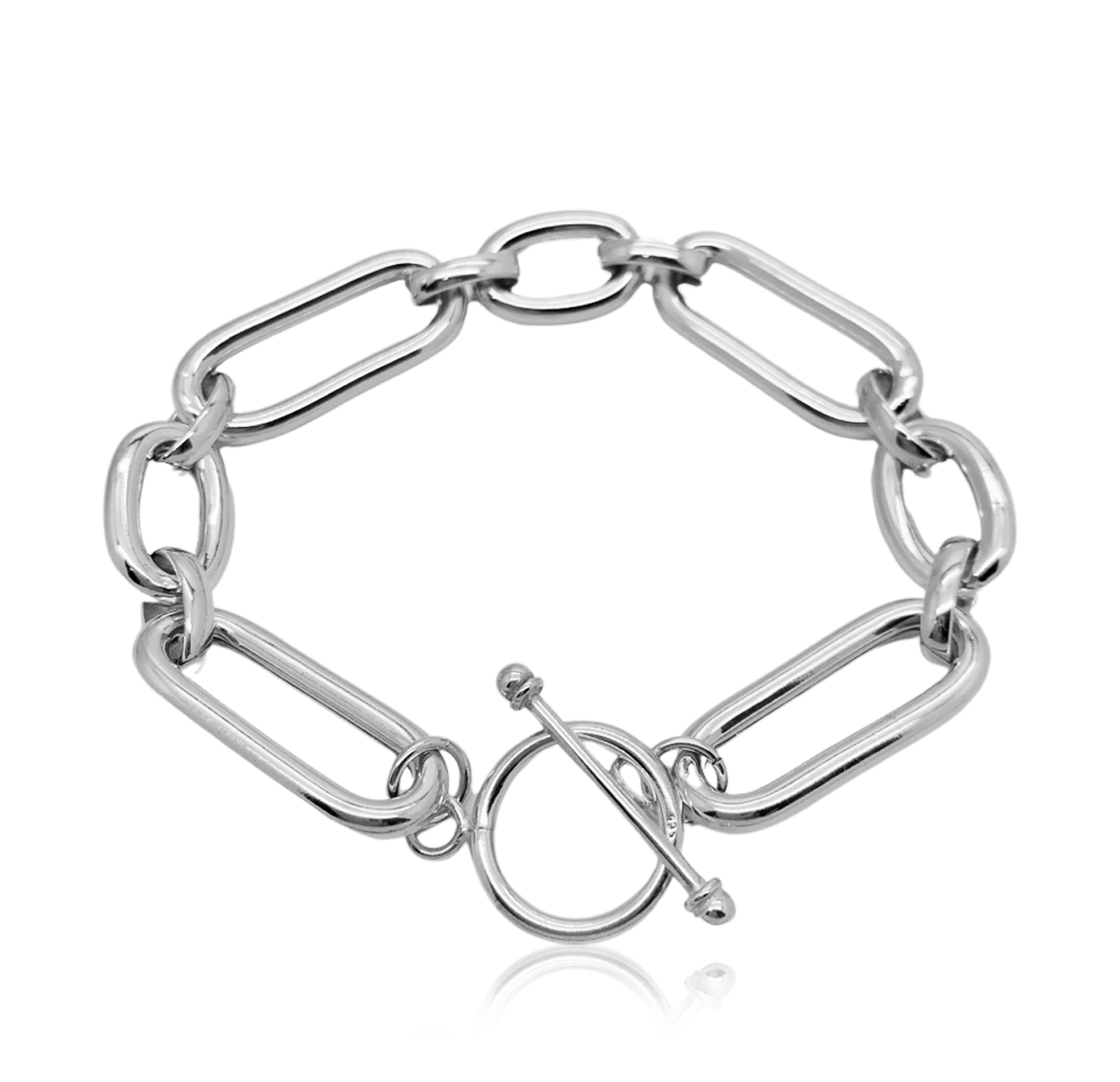 Strong Link Bracelet-Sterling Silver
