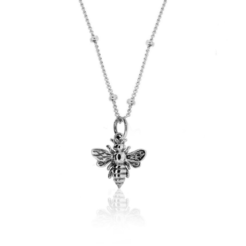 Shop For A Cause Bee Necklace- Silver