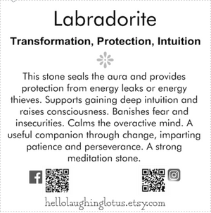 Orbit Labradorite Necklace