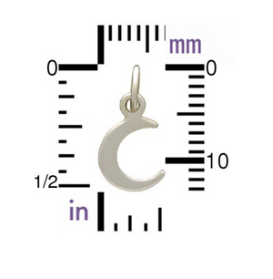 Charms -Tiny Moon Necklace