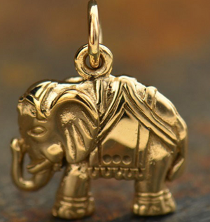 Shop For A Cause  Elephant Necklace - Bronze