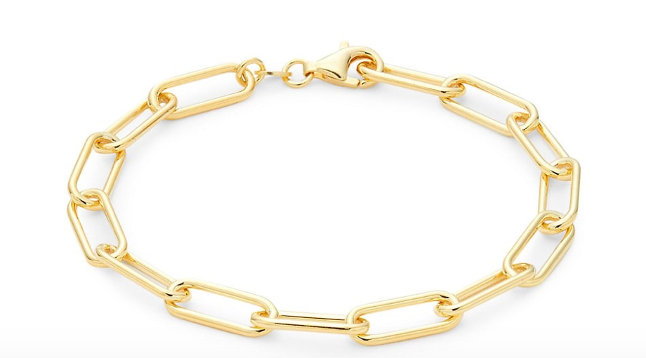 Paperclip Bracelet- Gold-filled